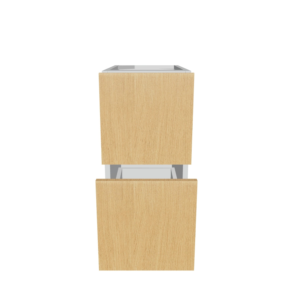 Modernform Cabinet Natural Oak 12" W X 24" H X 21" D Vanity Floating Drawers Cabinet