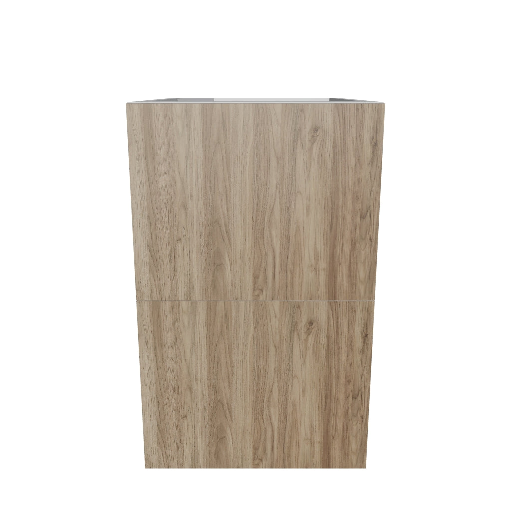 Modernform Cabinet Walnut 15" W X 24" H X 21" D Vanity Floating Drawers Cabinet