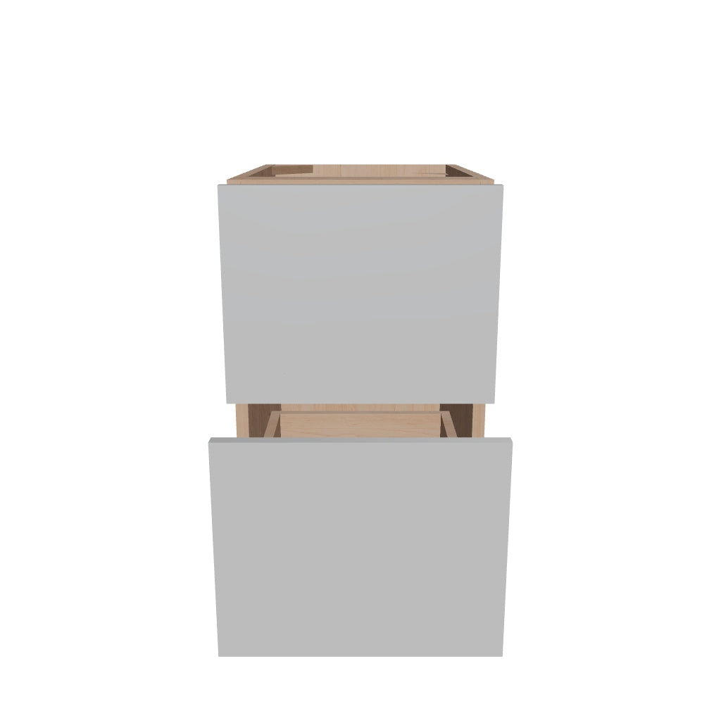 Modernform Cabinet Matte White 15" W X 24" H X 21" D Vanity Floating Drawers Cabinet