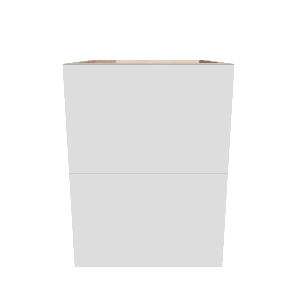 Modernform Cabinet Gloss White 18" W X 24" H X 21" D Vanity Floating Drawers Cabinet