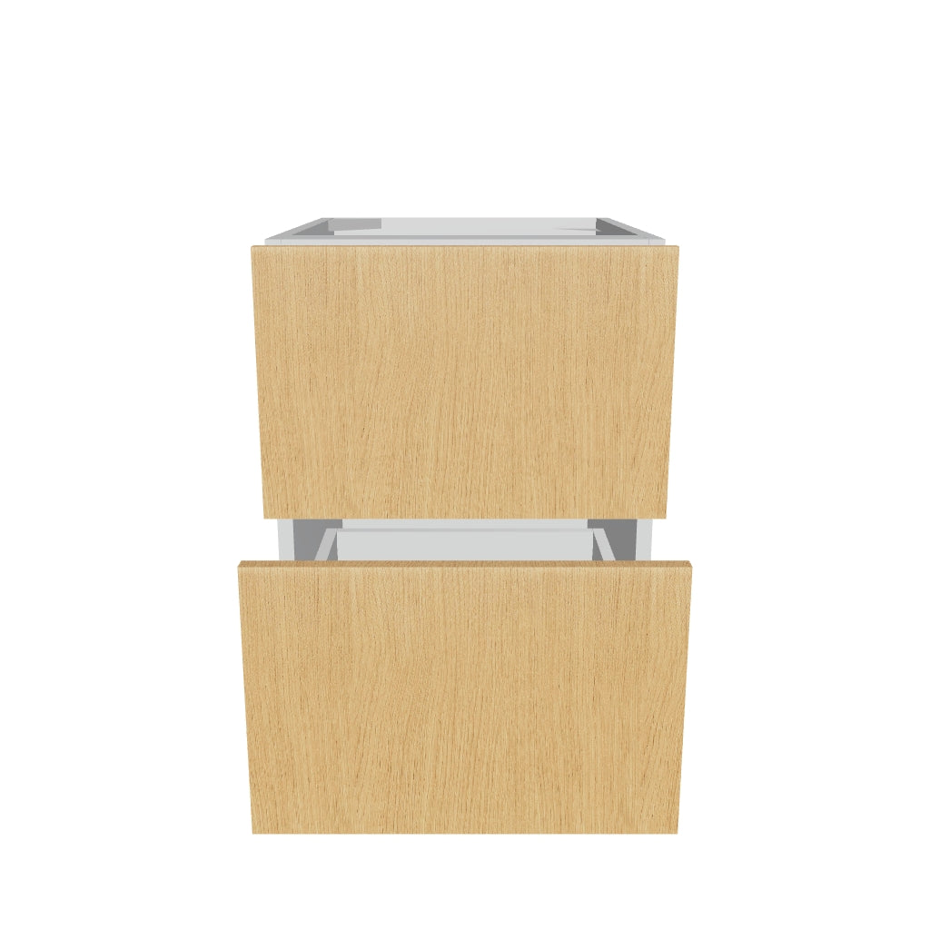 Modernform Cabinet Natural Oak 18" W X 24" H X 21" D Vanity Floating Drawers Cabinet