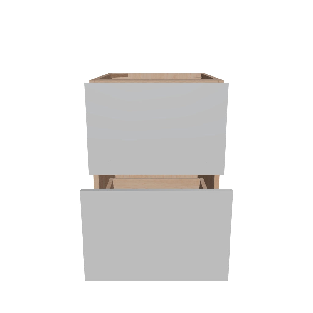 Modernform Cabinet Matte White 18" W X 24" H X 21" D Vanity Floating Drawers Cabinet