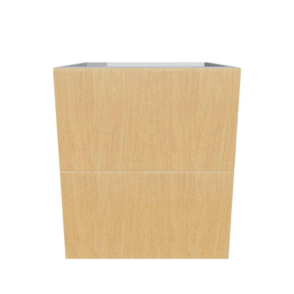 Modernform Cabinet Natural Oak 21" W X 24" H X 21" D Vanity Floating Drawers Cabinet