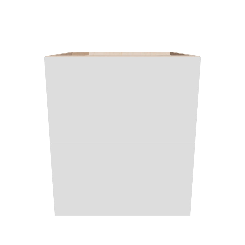 Modernform Cabinet Gloss White 21" W X 24" H X 21" D Vanity Floating Drawers Cabinet