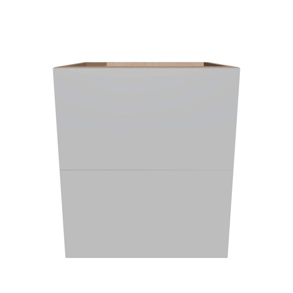 Modernform Cabinet Matte White 21" W X 24" H X 21" D Vanity Floating Drawers Cabinet