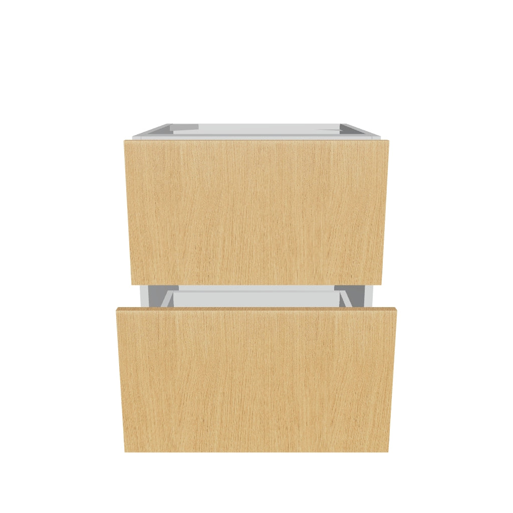 Modernform Cabinet Natural Oak 21" W X 24" H X 21" D Vanity Floating Drawers Cabinet