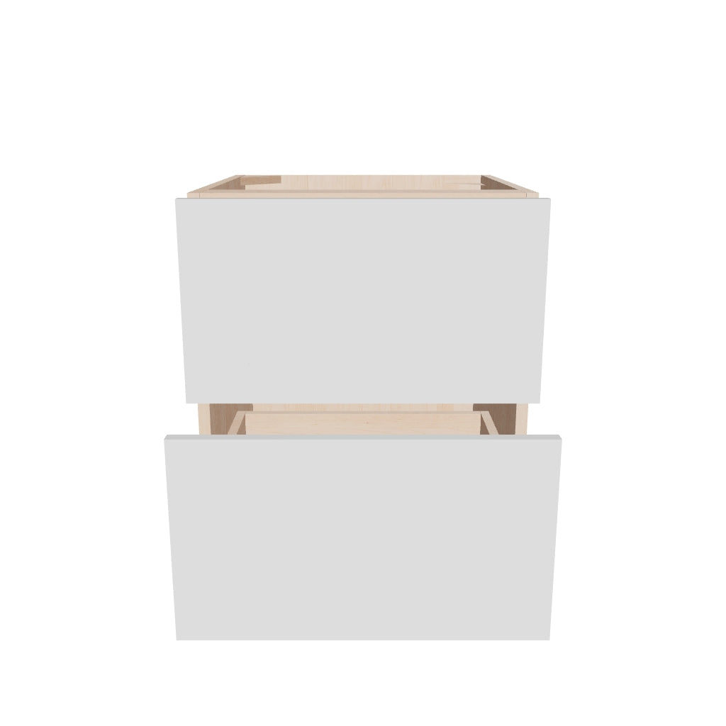 Modernform Cabinet Gloss White 21" W X 24" H X 21" D Vanity Floating Drawers Cabinet