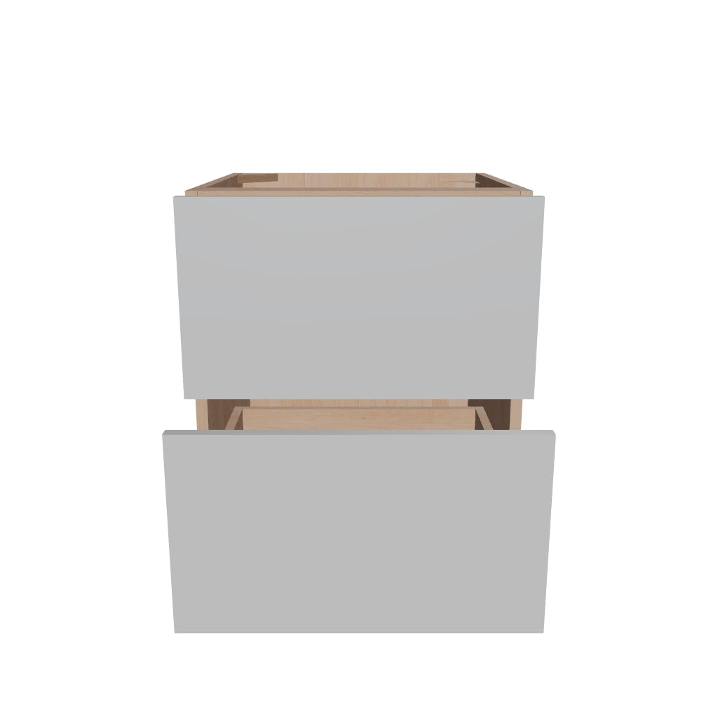 Modernform Cabinet Matte White 21" W X 24" H X 21" D Vanity Floating Drawers Cabinet