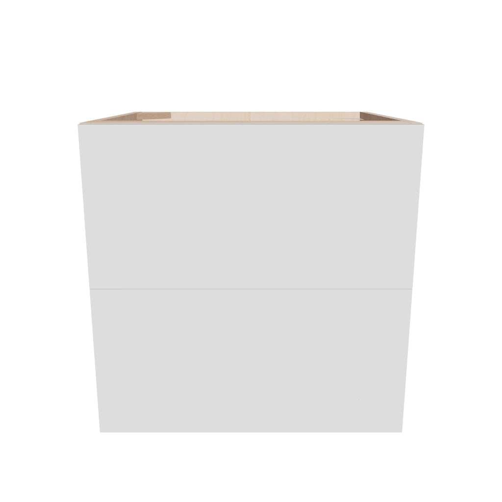 Modernform Cabinet Gloss White 24" W X 24" H X 21" D Vanity Floating Drawers Cabinet