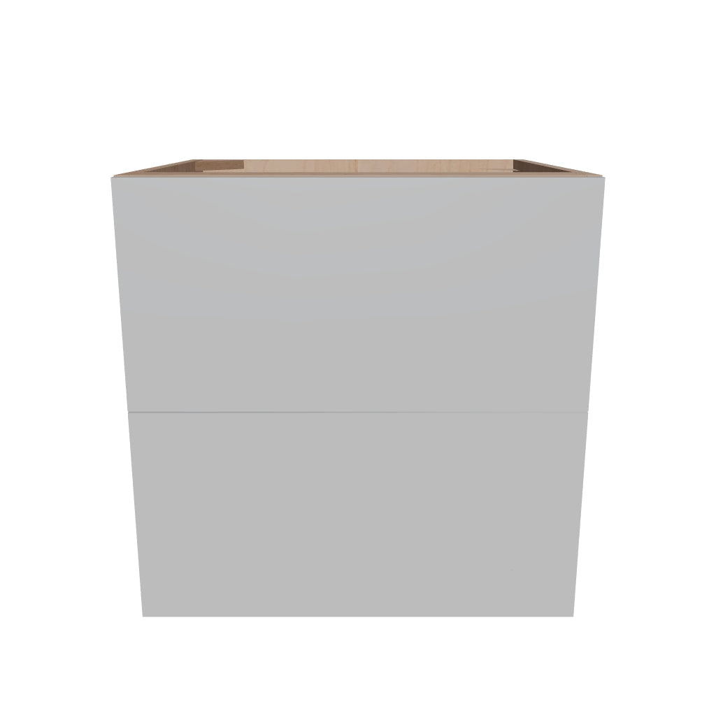 Modernform Cabinet Matte White 24" W X 24" H X 21" D Vanity Floating Drawers Cabinet