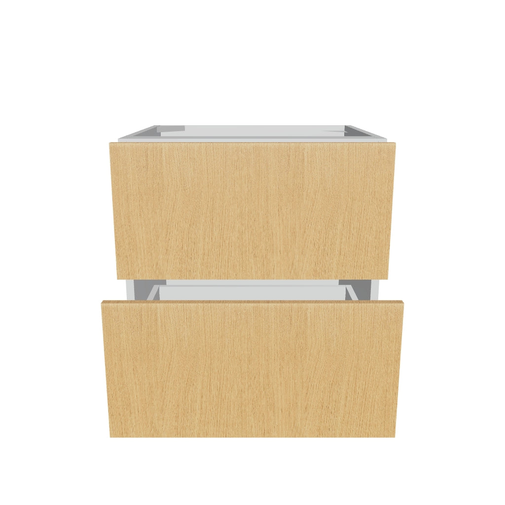 Modernform Cabinet Natural Oak 24" W X 24" H X 21" D Vanity Floating Drawers Cabinet