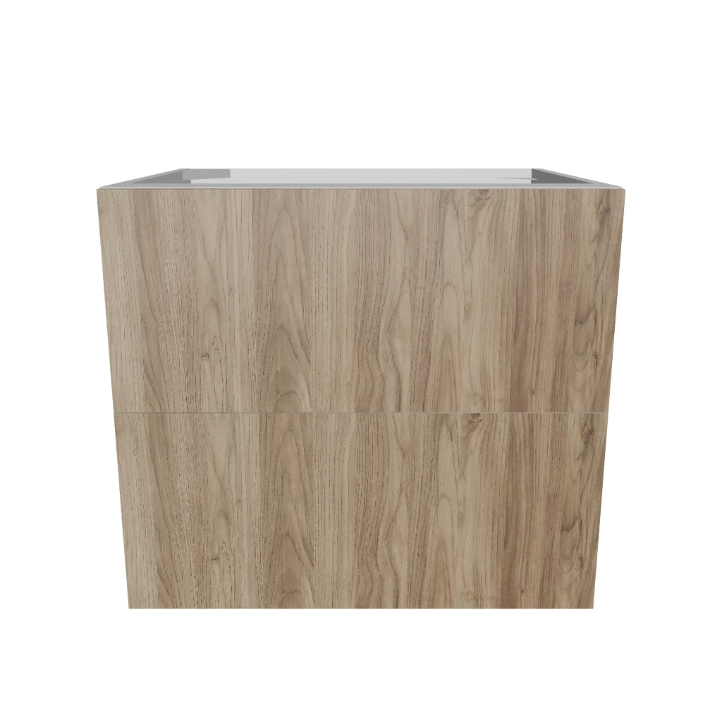 Modernform Cabinet Walnut 27" W X 24" H X 21" D Vanity Floating Drawers Cabinet