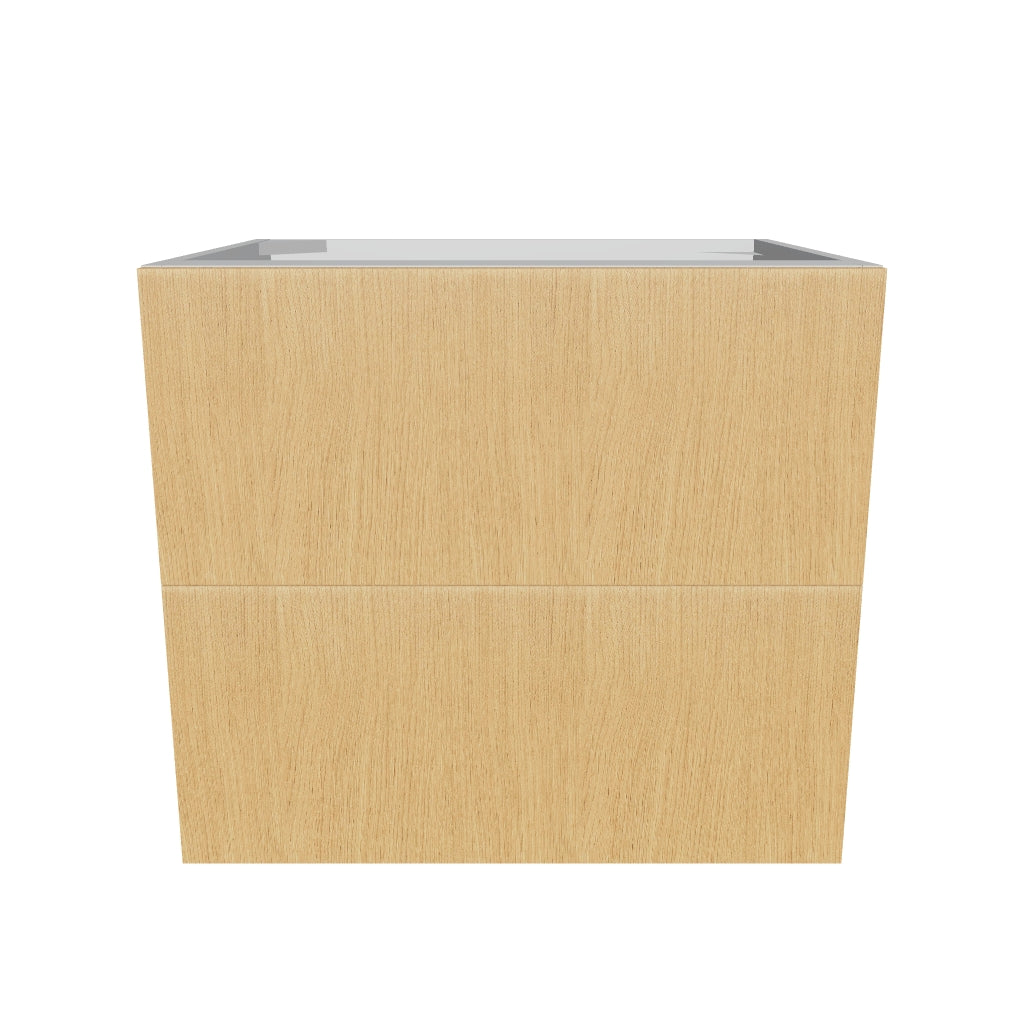 Modernform Cabinet Natural Oak 27" W X 24" H X 21" D Vanity Floating Drawers Cabinet