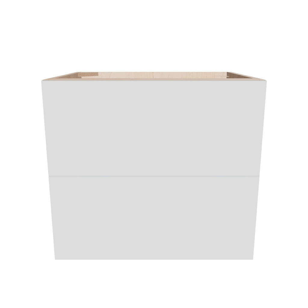 Modernform Cabinet Gloss White 27" W X 24" H X 21" D Vanity Floating Drawers Cabinet