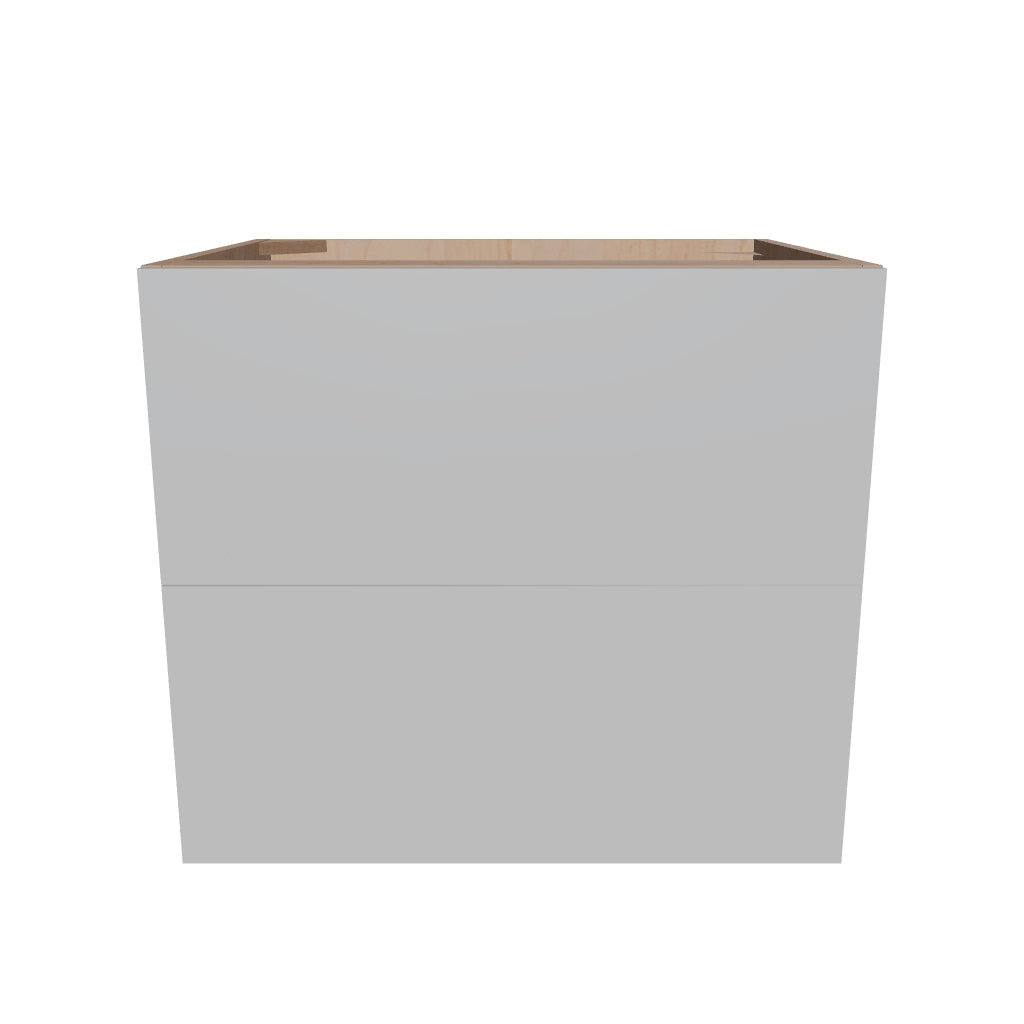 Modernform Cabinet Matte White 27" W X 24" H X 21" D Vanity Floating Drawers Cabinet
