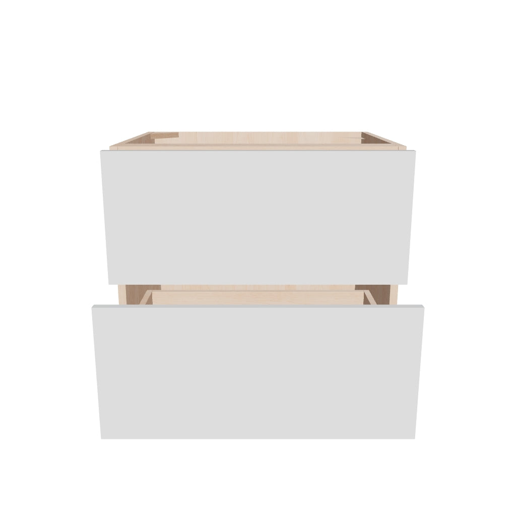 Modernform Cabinet Gloss White 27" W X 24" H X 21" D Vanity Floating Drawers Cabinet