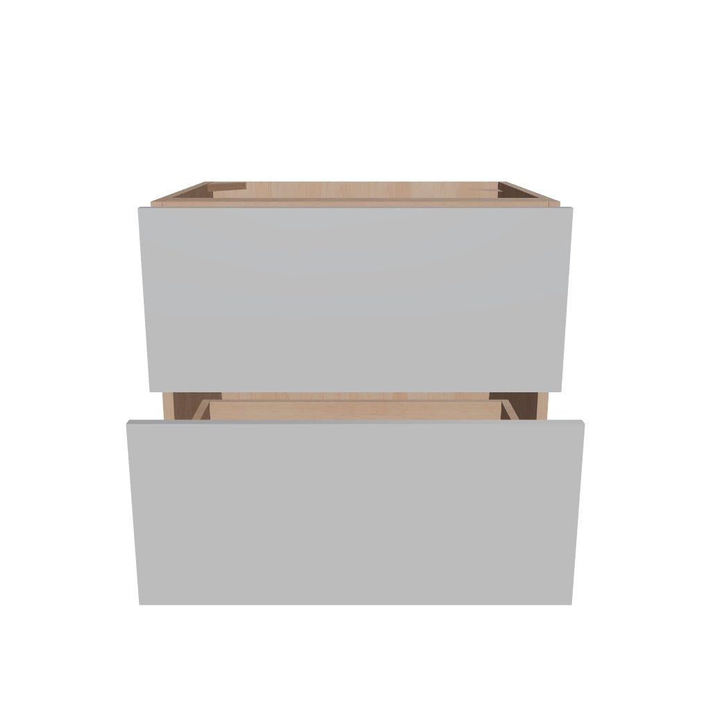 Modernform Cabinet Matte White 27" W X 24" H X 21" D Vanity Floating Drawers Cabinet