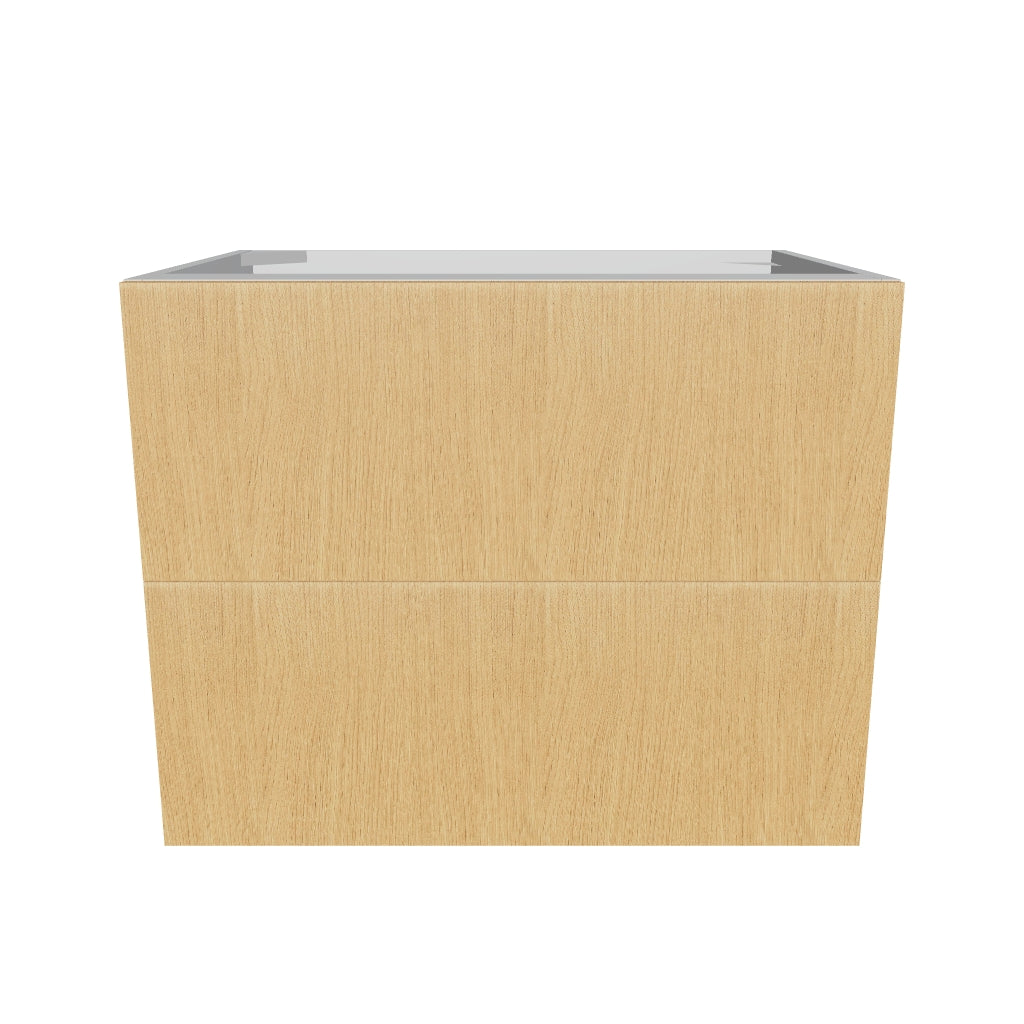 Modernform Cabinet Natural Oak 30" W X 24" H X 21" D Vanity Floating Drawers Cabinet