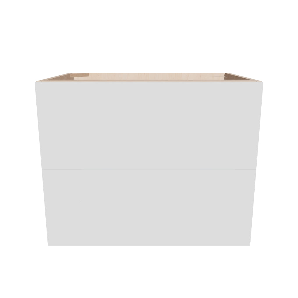 Modernform Cabinet Gloss White 30" W X 24" H X 21" D Vanity Floating Drawers Cabinet