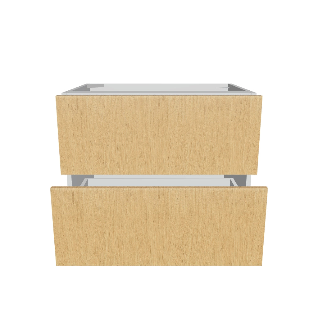 Modernform Cabinet Natural Oak 30" W X 24" H X 21" D Vanity Floating Drawers Cabinet