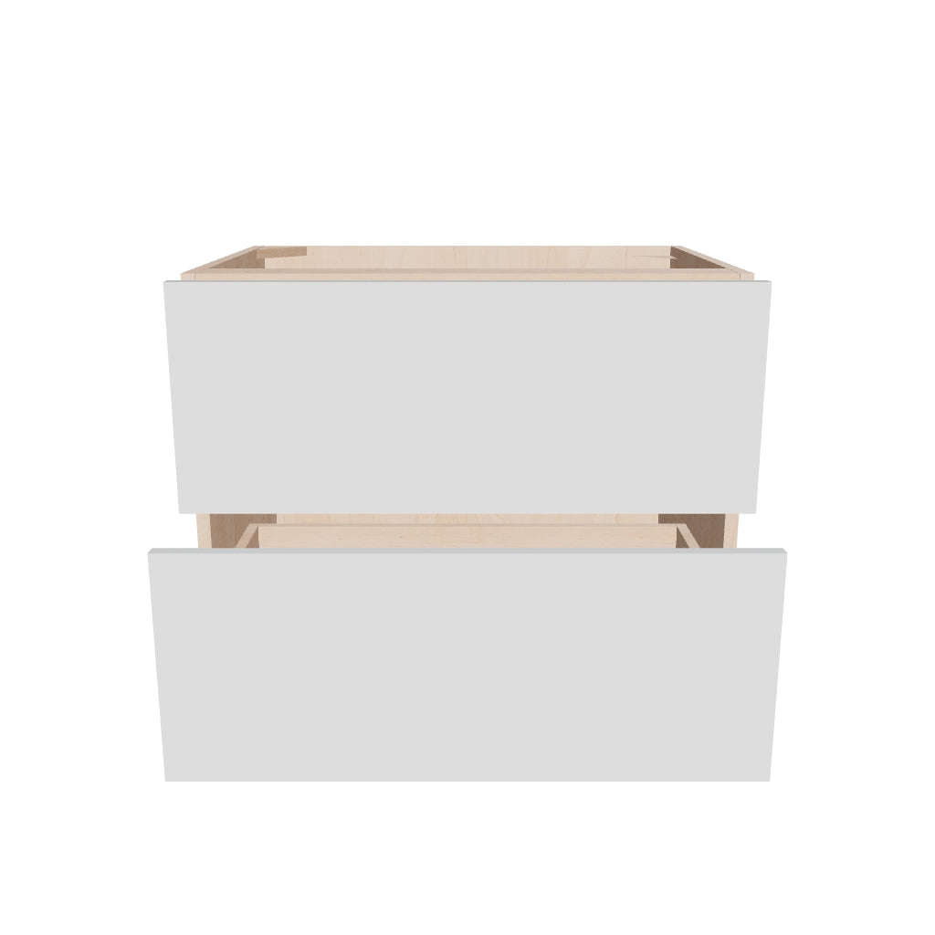 Modernform Cabinet Gloss White 30" W X 24" H X 21" D Vanity Floating Drawers Cabinet