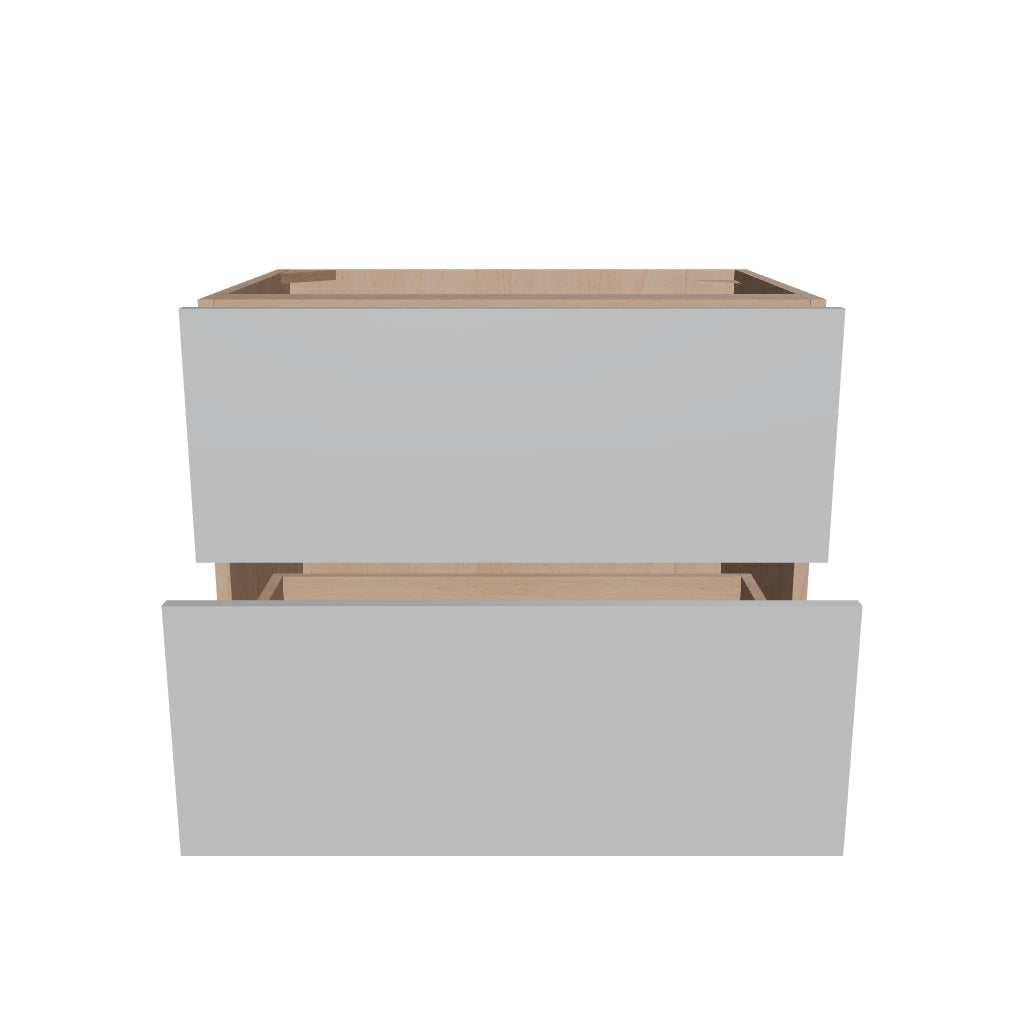 Modernform Cabinet Matte White 30" W X 24" H X 21" D Vanity Floating Drawers Cabinet