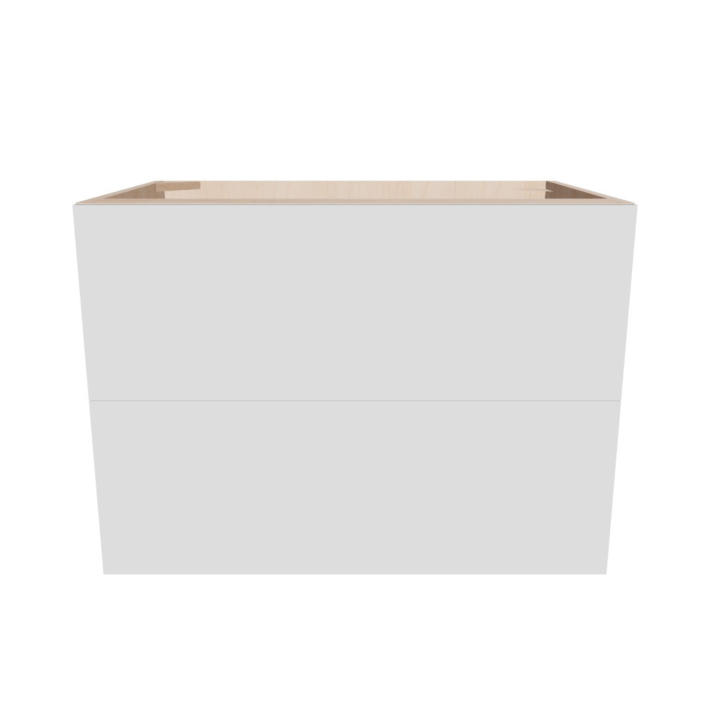 Modernform Cabinet Gloss White 33" W X 24" H X 21" D Vanity Floating Drawers Cabinet