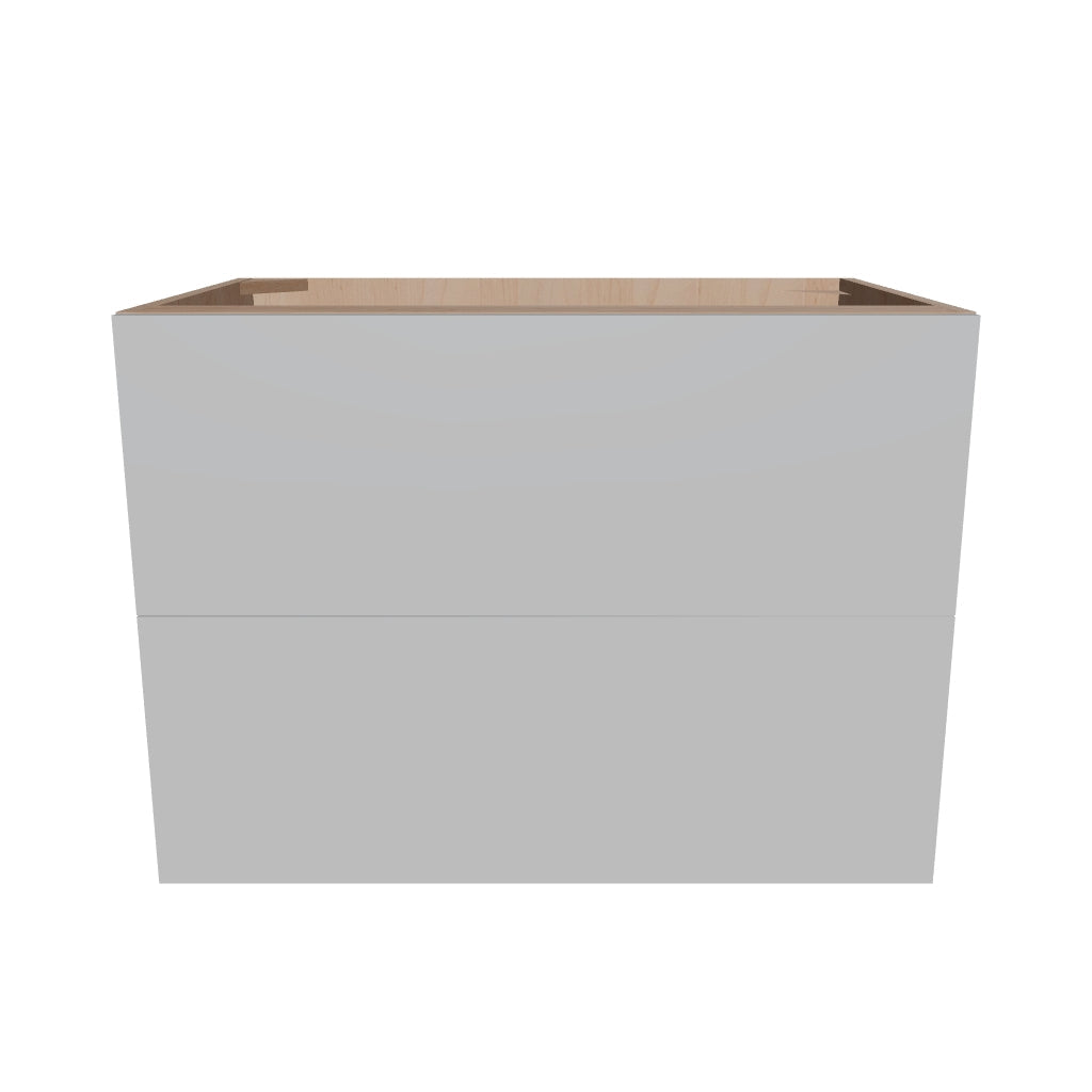 Modernform Cabinet Matte White 33" W X 24" H X 21" D Vanity Floating Drawers Cabinet