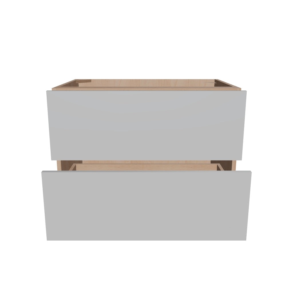 Modernform Cabinet Matte White 33" W X 24" H X 21" D Vanity Floating Drawers Cabinet