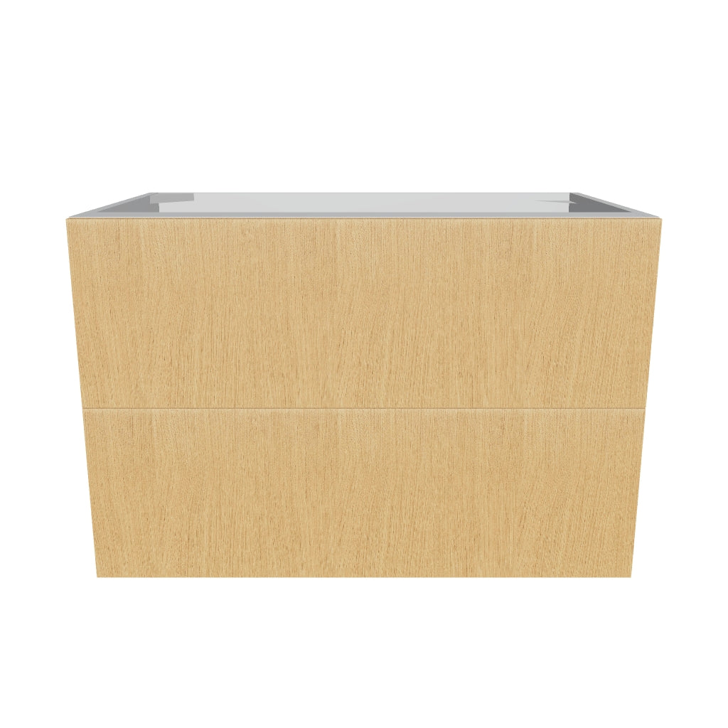 Modernform Cabinet Natural Oak 36" W X 24" H X 21" D Vanity Floating Drawers Cabinet