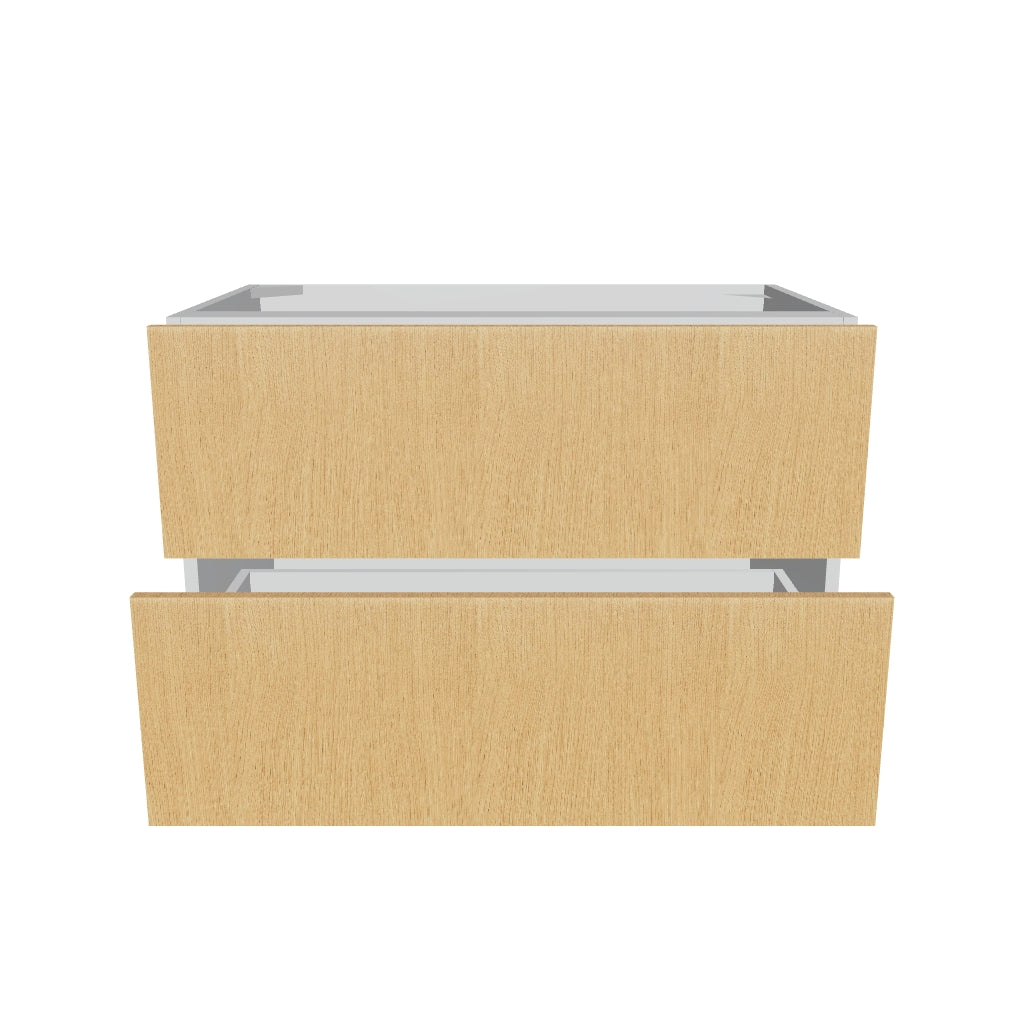 Modernform Cabinet Natural Oak 36" W X 24" H X 21" D Vanity Floating Drawers Cabinet