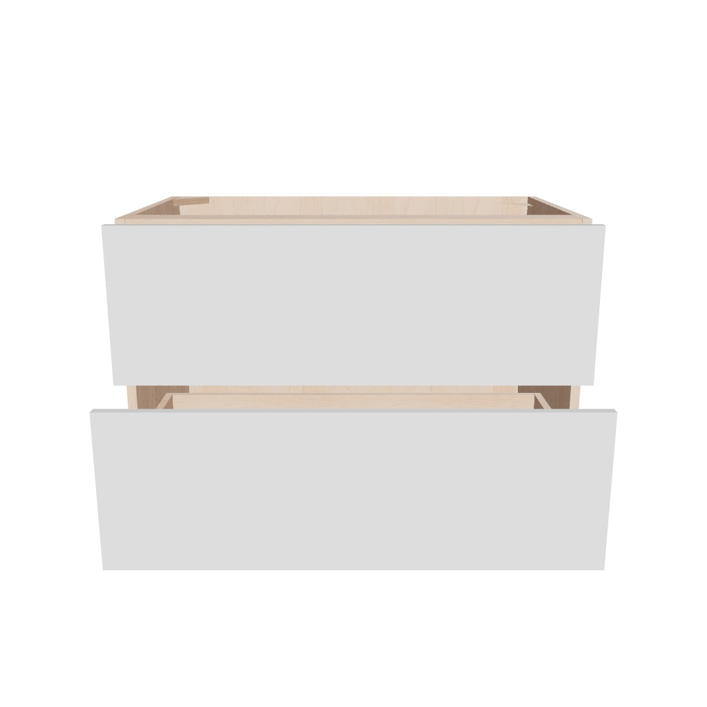 Modernform Cabinet Gloss White 36" W X 24" H X 21" D Vanity Floating Drawers Cabinet