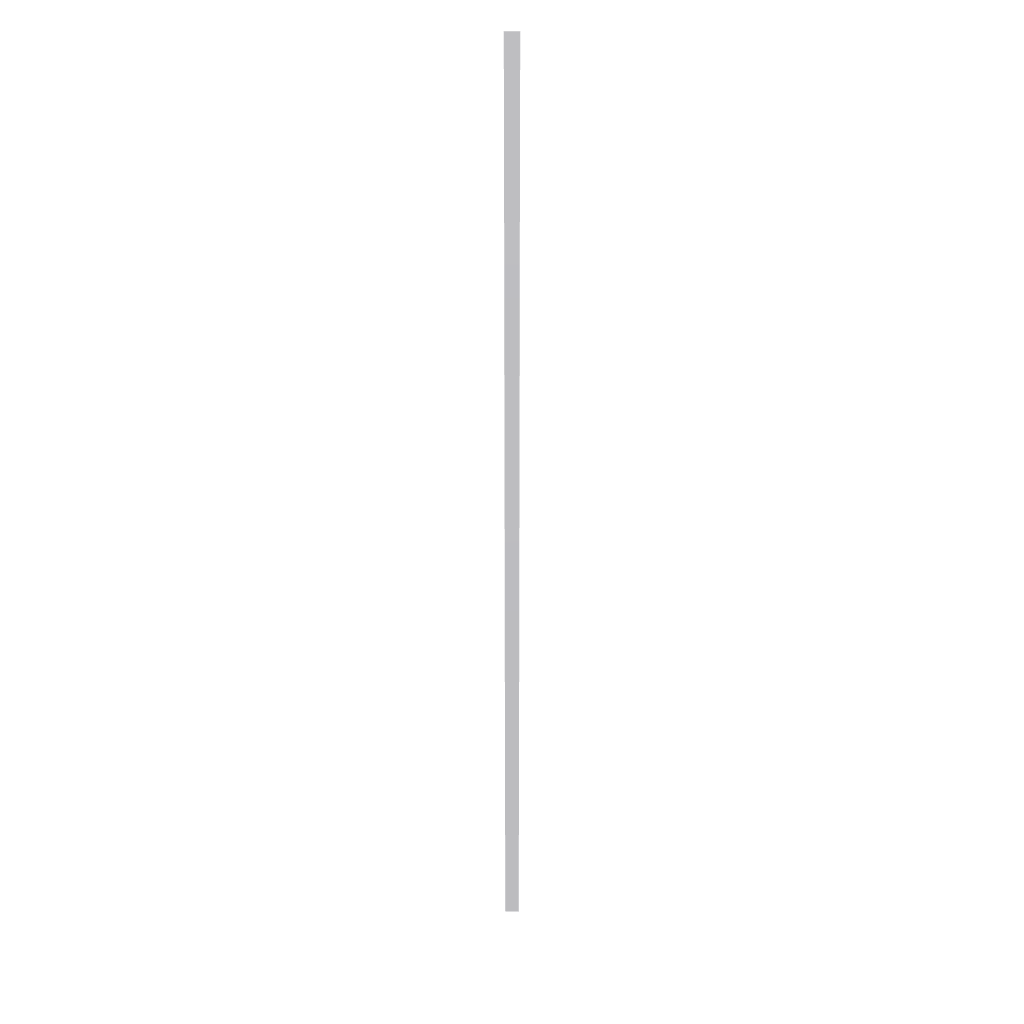 2" W X 96" H Tall Filler