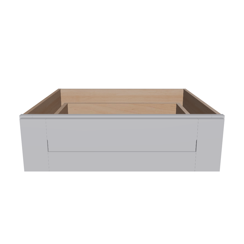 Modernform Cabinet Grey Shaker 24" W X 7" H X 21" D Vanity Knee Drawer