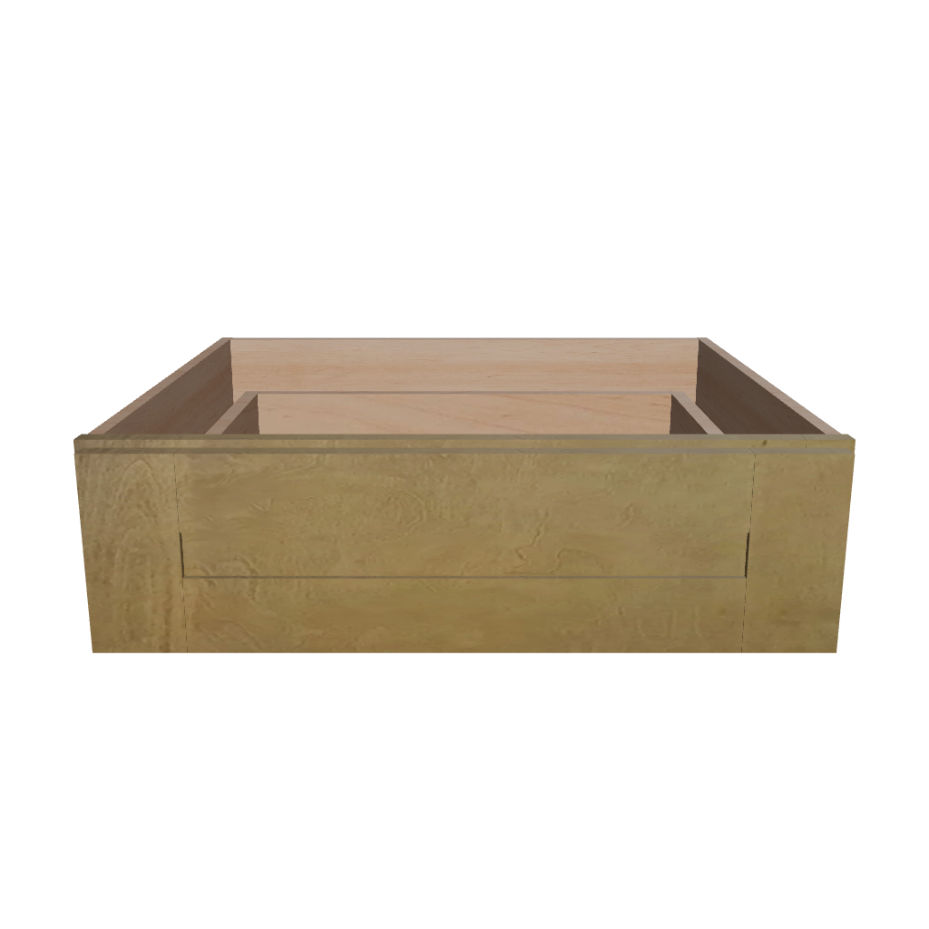 Modernform Cabinet Natural Shaker 24" W X 7" H X 21" D Vanity Knee Drawer