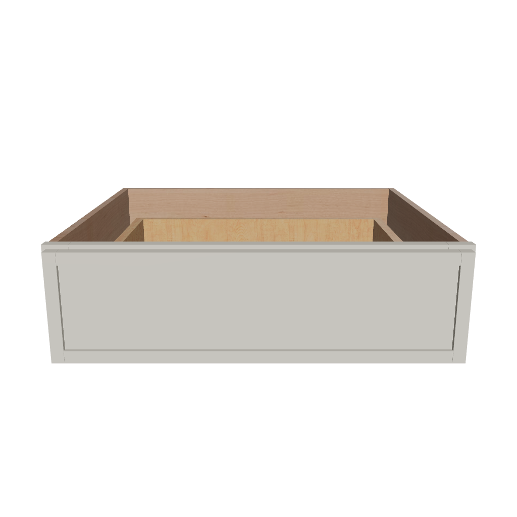 Modernform Cabinet Slim Dove White 24" W X 7" H X 21" D Vanity Knee Drawer