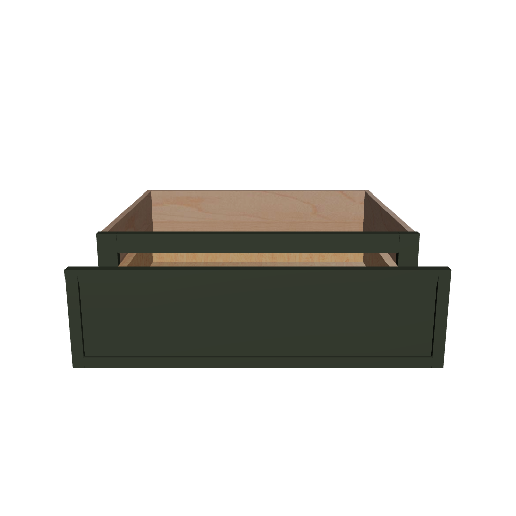 Modernform Cabinet Slim Sage Green 24" W X 7" H X 21" D Vanity Knee Drawer