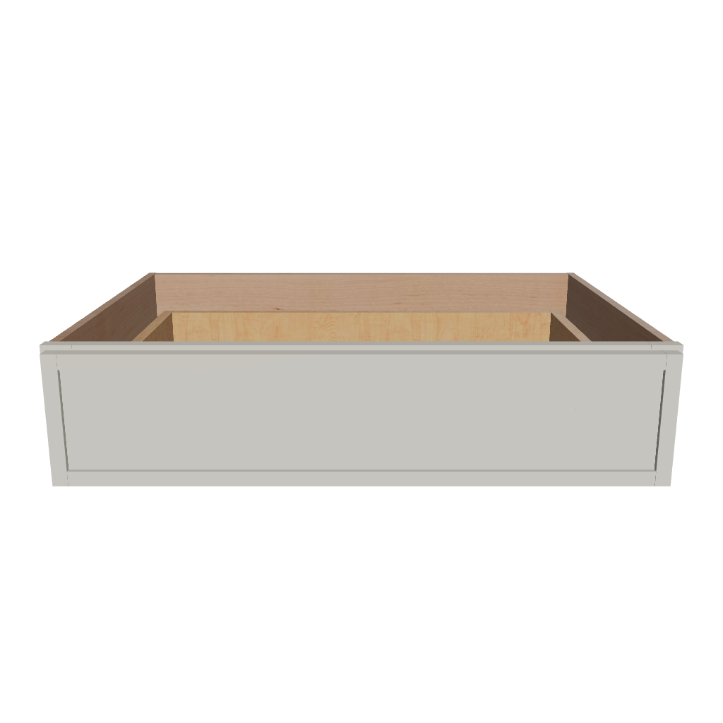 Modernform Cabinet Slim Dove White 30" W X 7" H X 21" D Vanity Knee Drawer