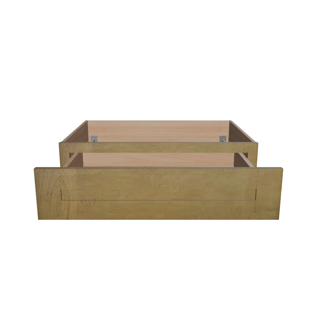 Modernform Cabinet Natural Shaker 30" W X 7" H X 21" D Vanity Knee Drawer