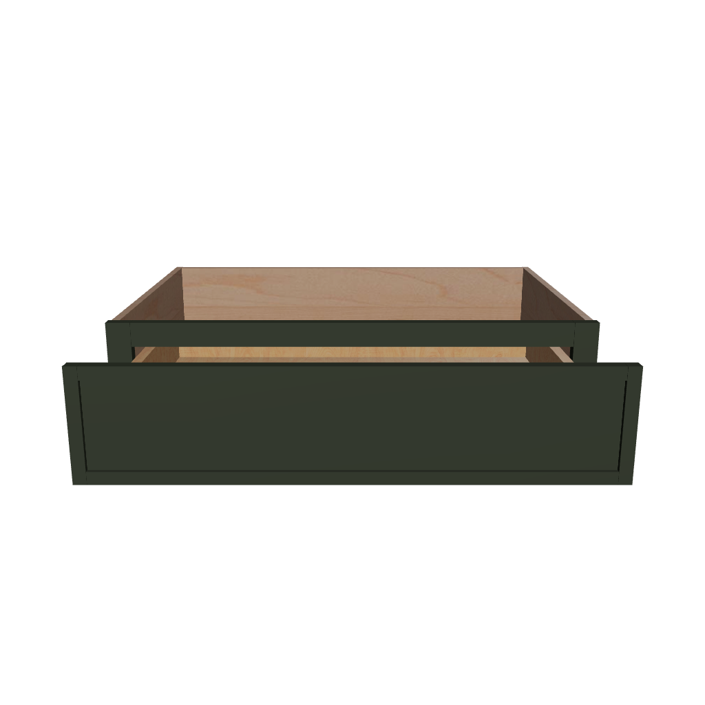 Modernform Cabinet Slim Sage Green 30" W X 7" H X 21" D Vanity Knee Drawer