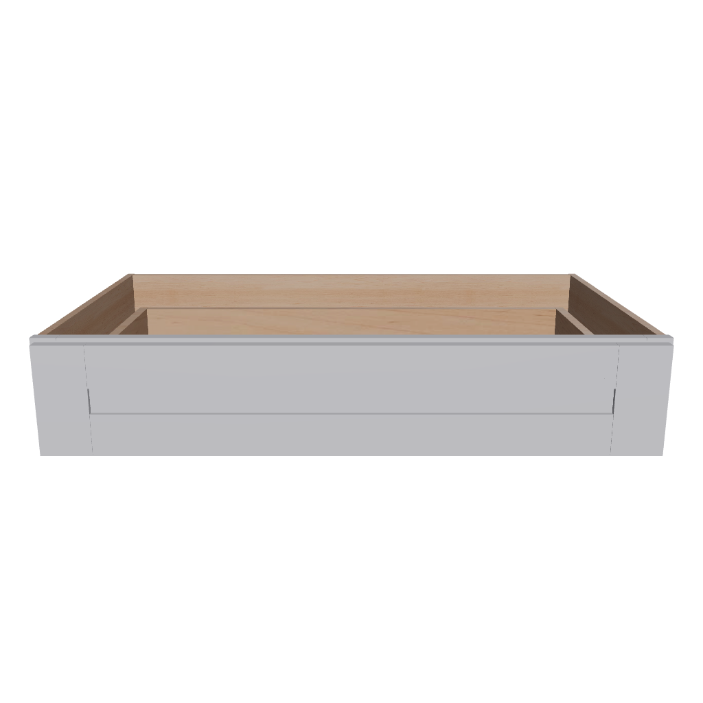 Modernform Cabinet Grey Shaker 36" W X 7" H X 21" D Vanity Knee Drawer