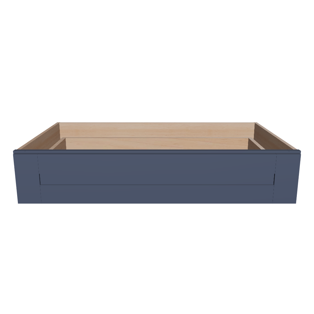 Modernform Cabinet Signature Blue 36" W X 7" H X 21" D Vanity Knee Drawer