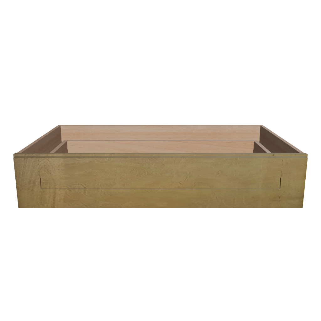 Modernform Cabinet Natural Shaker 36" W X 7" H X 21" D Vanity Knee Drawer