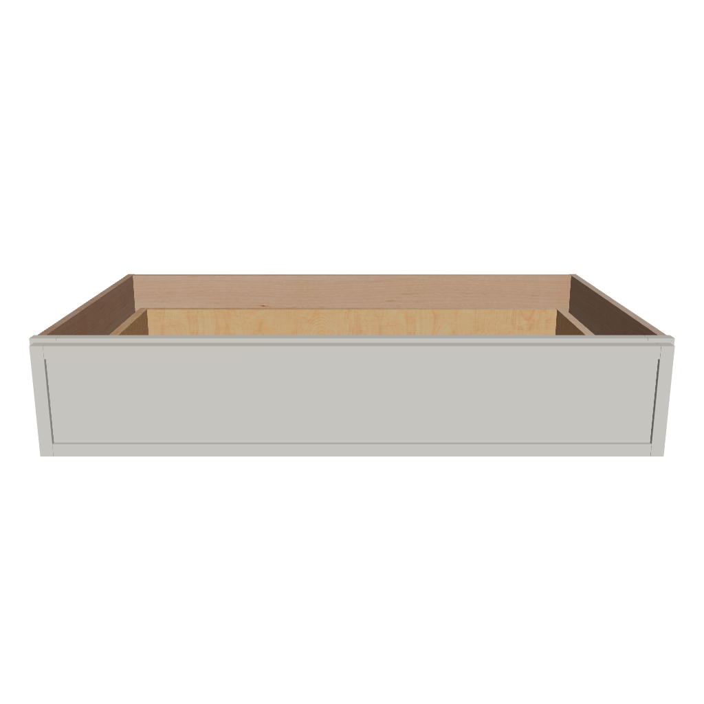 Modernform Cabinet Slim Dove White 36" W X 7" H X 21" D Vanity Knee Drawer
