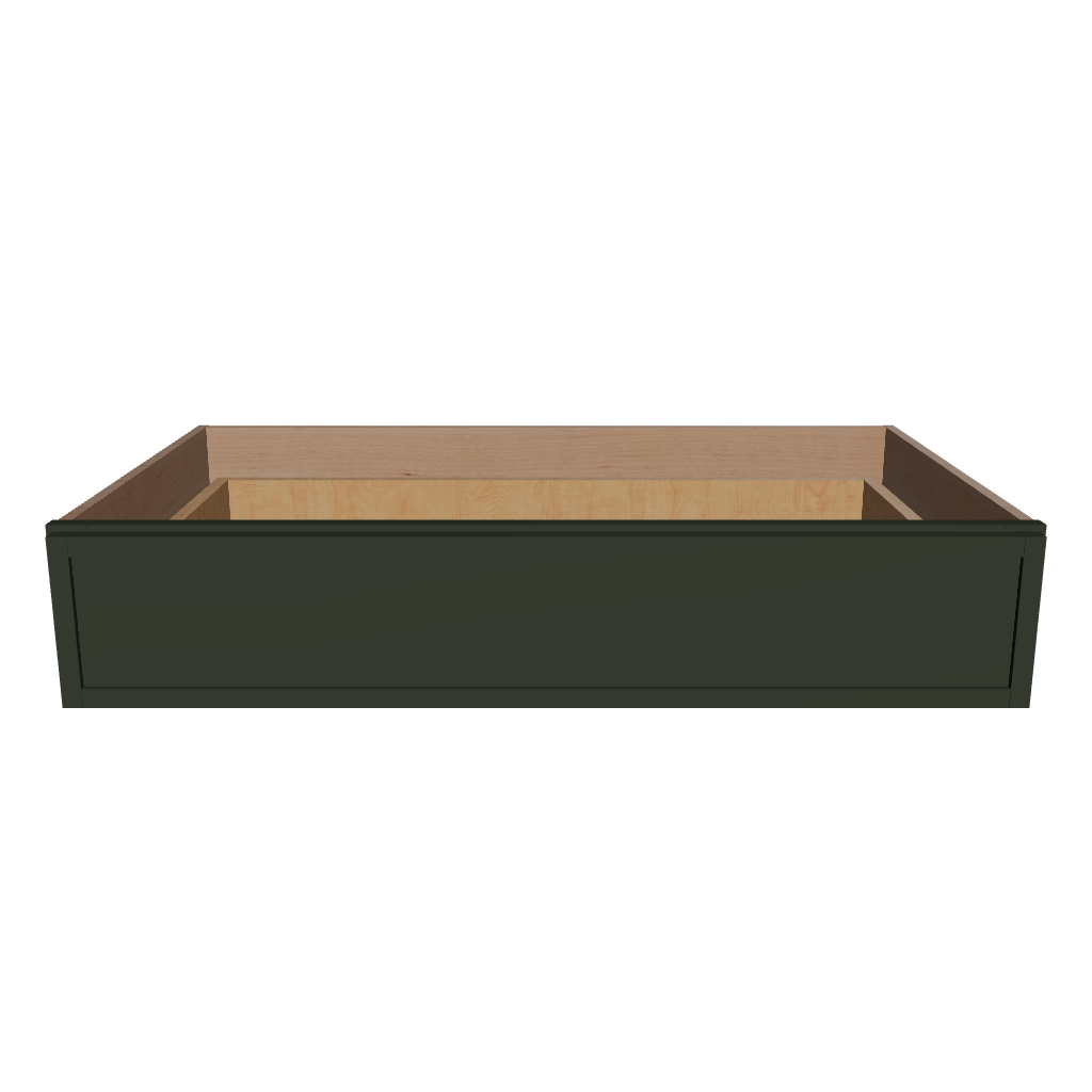 Modernform Cabinet Slim Sage Green 36" W X 7" H X 21" D Vanity Knee Drawer