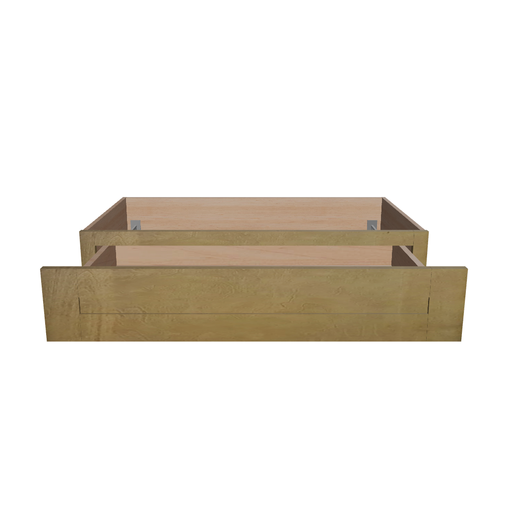 Modernform Cabinet Natural Shaker 36" W X 7" H X 21" D Vanity Knee Drawer