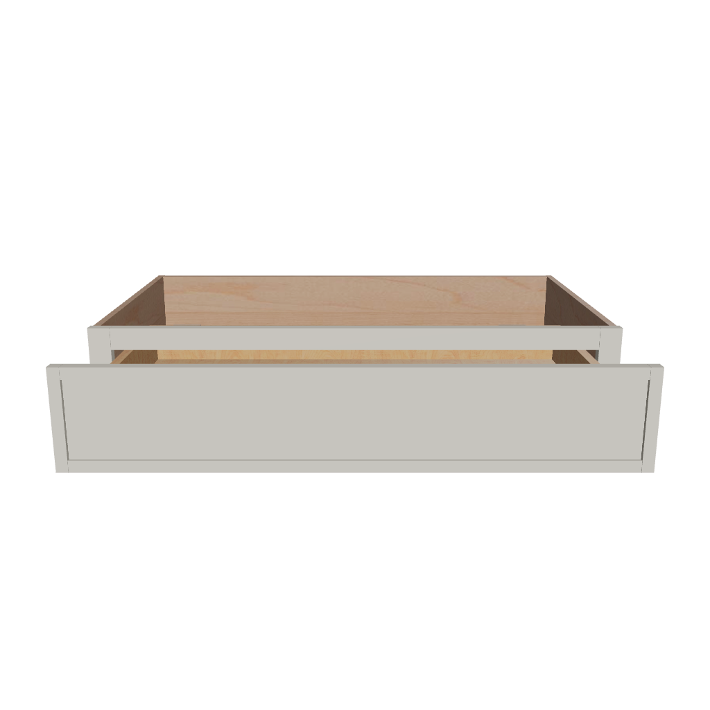 Modernform Cabinet Slim Dove White 36" W X 7" H X 21" D Vanity Knee Drawer