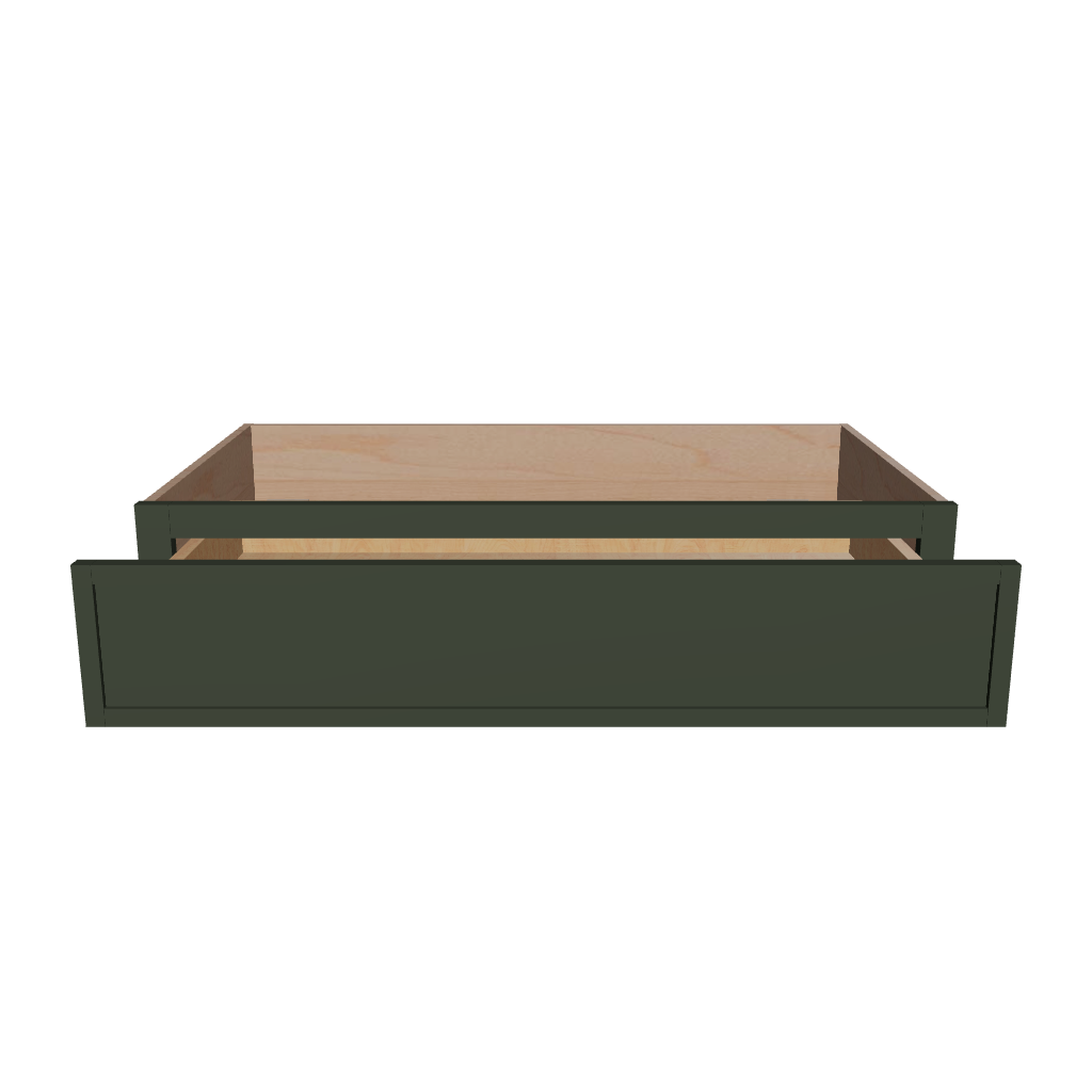 Modernform Cabinet Slim Sage Green 36" W X 7" H X 21" D Vanity Knee Drawer
