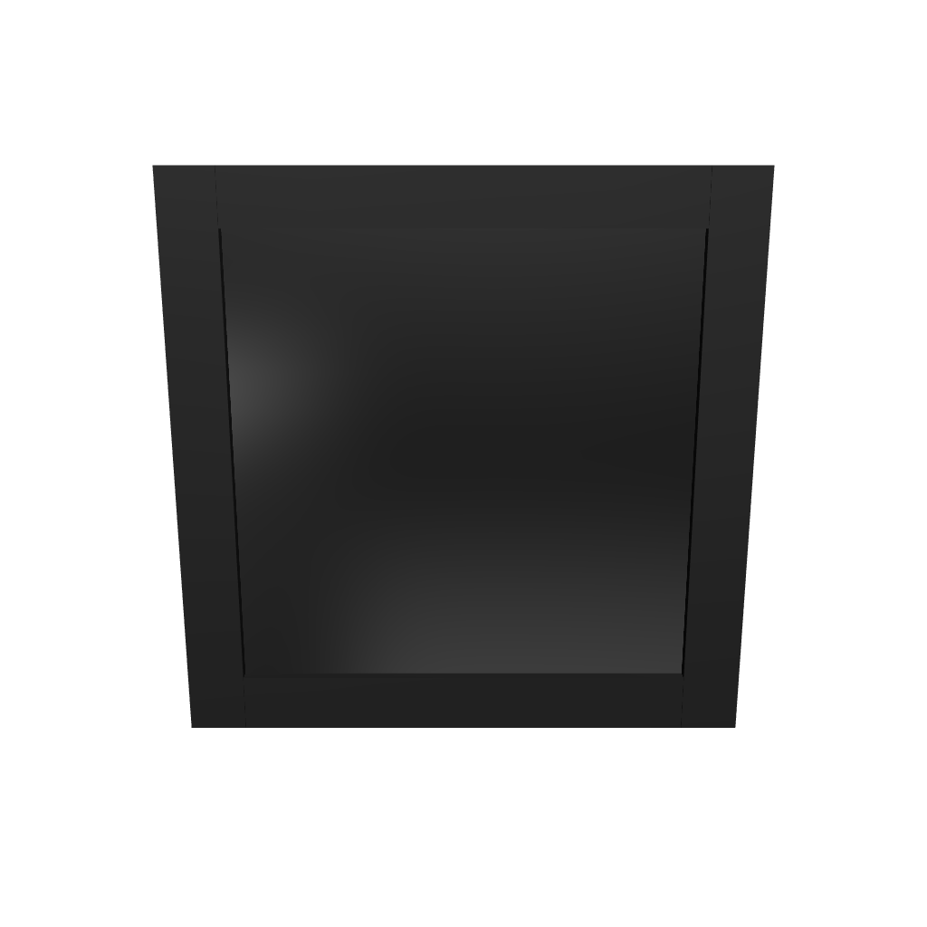 Modernform Cabinet Onyx Black Shaker 30" W X 30" H Vanity Mirror