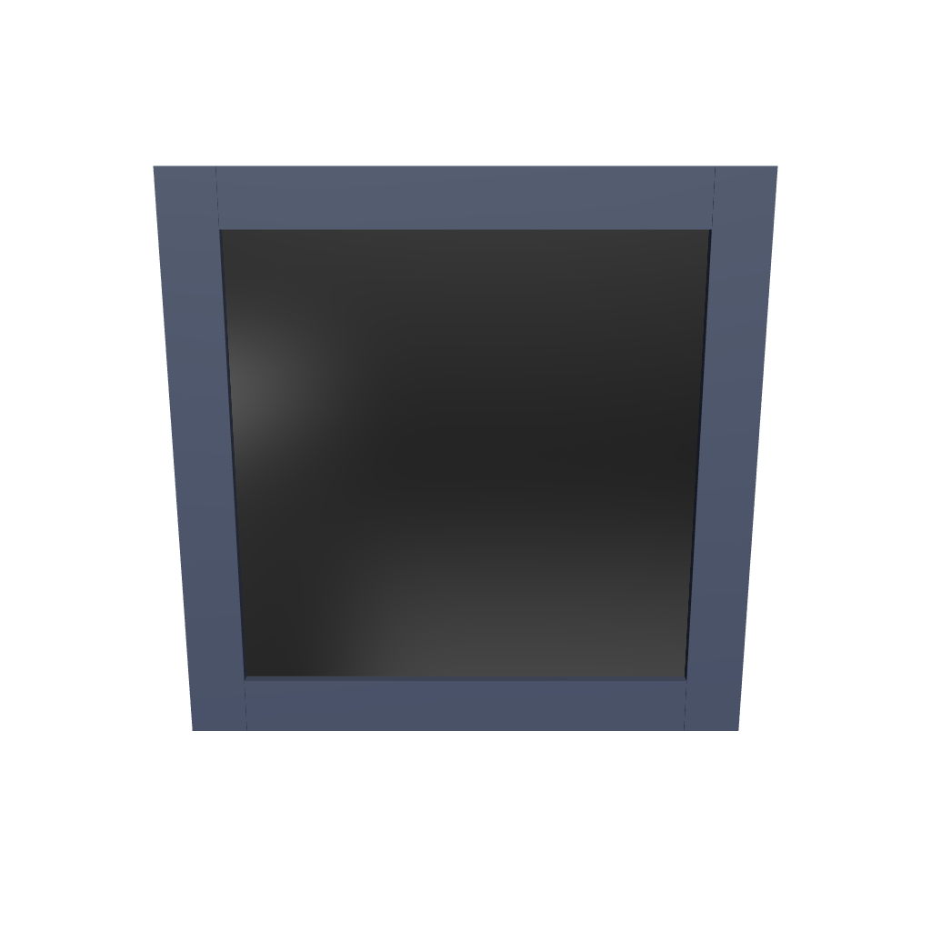 Modernform Cabinet Signature Blue 30" W X 30" H Vanity Mirror